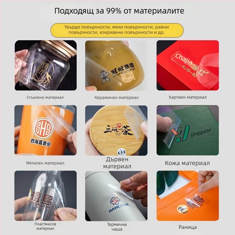 Комплект стикери за камера: UV пренос, декорация на логото на обектива и кристална етикета за екран