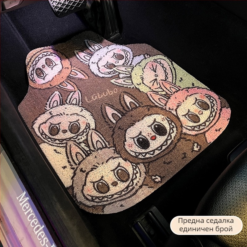 Универсални стелки за пода на автомобил с копринено цветно текстилно покритие, издръжливи и устойчиви на мръсотия