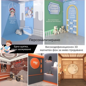 Заден фон за живо студио 3D | Магнитно разглобяем тапет за фон | Марка Hui Photography | Авторизирани частни марки: Да