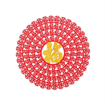 Fu символи за врата и прозорец за пролетния фестивал – декоративни стикери от фелт, китайски стил, подходящи за подарък за нов дом