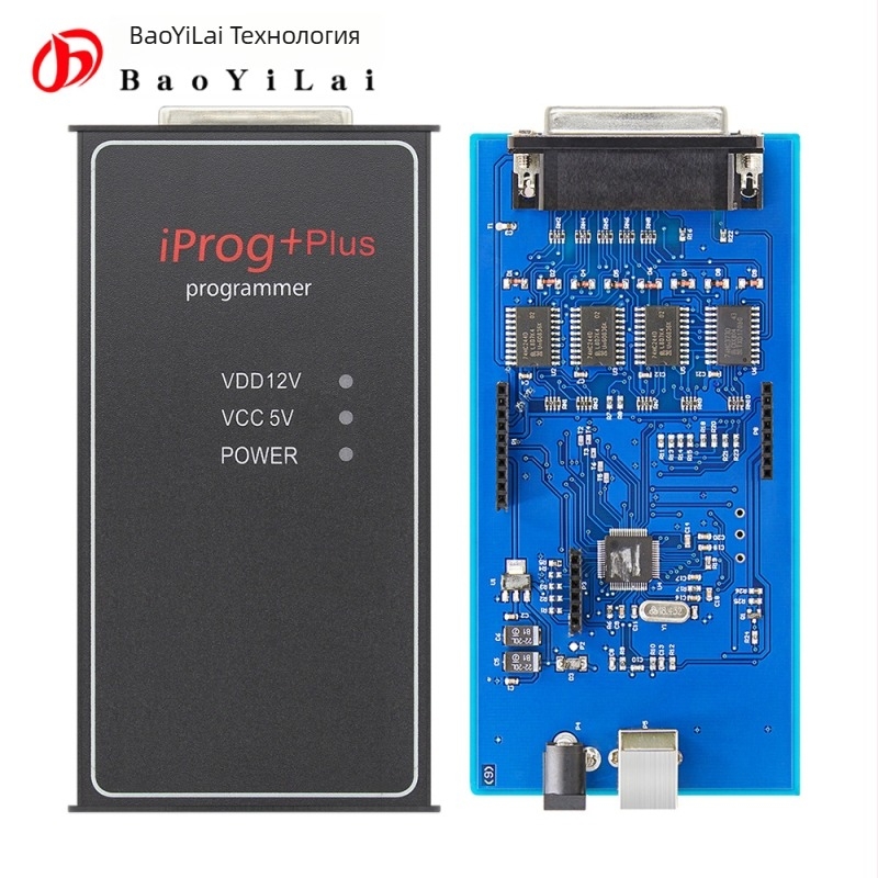 Автомобилен ECU детектор IPROG+ Plus 777, IMMO Mileage Airbag Reset Tool; захранване 9-16 V; работна температура -20°C до 80°C; модел IPROG+ Plus 777