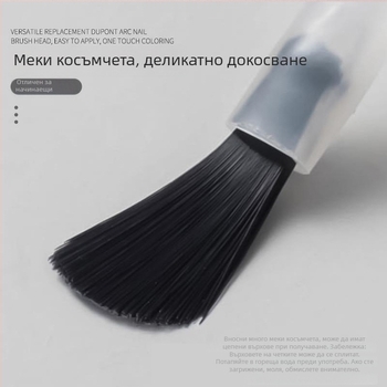 Feather комплект сменяеми глави за четка за гел лак – професионален пластмасов комплект за маникюр, нетно съдържание 100