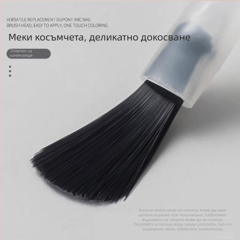 Feather комплект сменяеми глави за четка за гел лак – професионален пластмасов комплект за маникюр, нетно съдържание 100