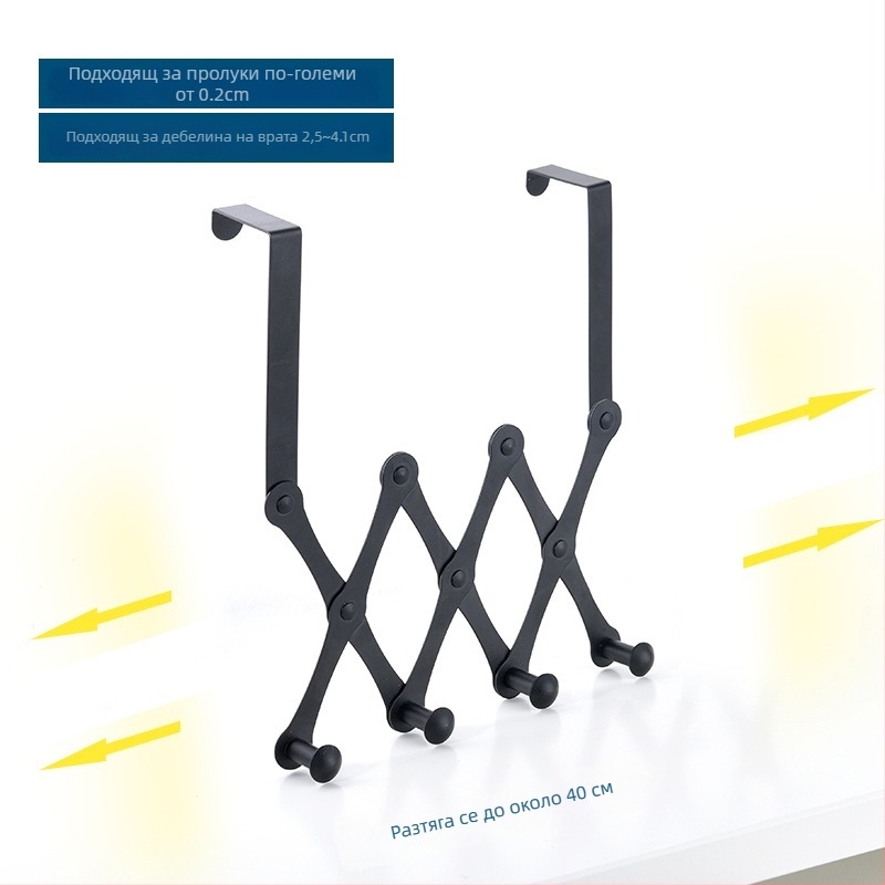 Неръждаема стомана без пробиване: закачалка за врата и шкаф/гардероб за спалня