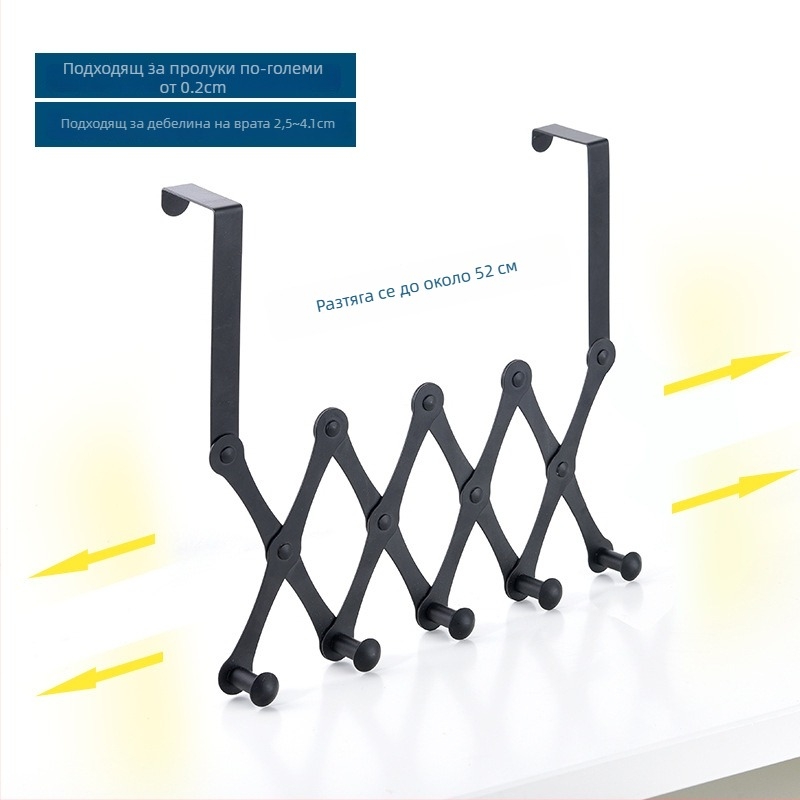 Неръждаема стомана без пробиване: закачалка за врата и шкаф/гардероб за спалня