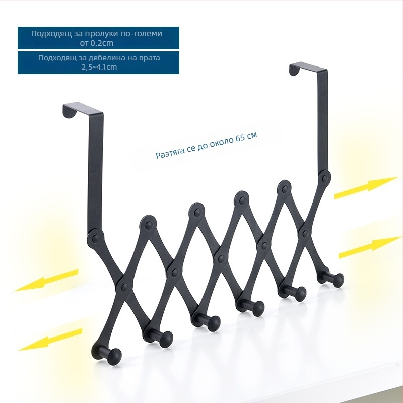 Неръждаема стомана без пробиване: закачалка за врата и шкаф/гардероб за спалня