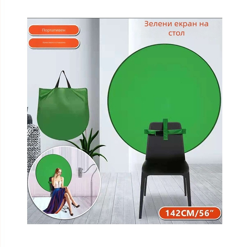 Фонов панел със зелен екран за фотография и стрийминг, окачващ се панел, марка Fun New