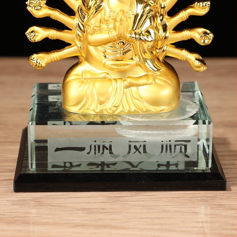 Автомобилен държач за ароматизатор на седалка – стъклена украса в китайски традиционен стил, държач за аромат от цинкова сплав, Wen Xuan