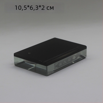 Kitang Crystal автомобилен държач за ароматизатор с кубична стъклена база – модерен стил, персонализирана обработка