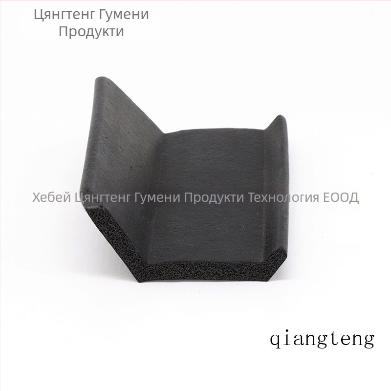 Уплътнител за гаражна врата за ролетни врати — гума, марка Qiangteng, защита от прах и вятър, защита от дъжд, нискотемпературна устойчивост
