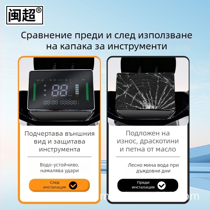 Инструментален корпус за AIMA A7 – влагозащитен капак за дисплей, съвместим с A7 Pro и A7 Ultra; Minchao, модел F87#.