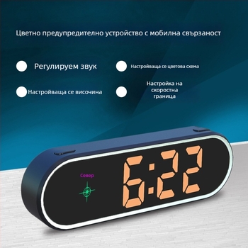 Безжичен автомобил HUD с хед-ъп дисплей, Beidou и GPS вход, USB захранване, модел K15, тип 005, универсална съвместимост