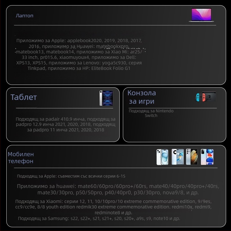 Romoss три в едно кабел за данни с бързо зареждане – Lightning, Micro USB и Type-C, 3-в-1 конектори, PC+ABS материал, макс. изход 100