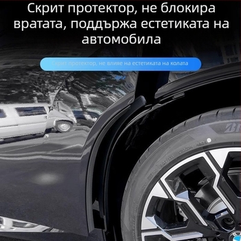 Задна вътрешна облицовка на калник за BMW X3 - 2 части, мек пластмасов