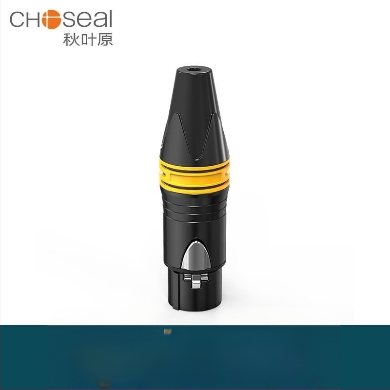 Choseal/Akihabara XLR мъжки и женски конектори, трижилен кабел за микрофон, балансиран аудио сигнал