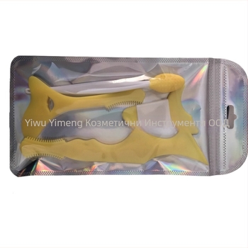 Ming Kou силиконов уред за грим на очи – сет за нанасяне на руж, очна линия, вежди и червило (срок на годност 3 години)