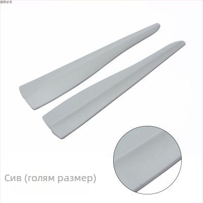 TM PVC защитна лента за преден бампер, универсална, против удар, комплект 2 бр