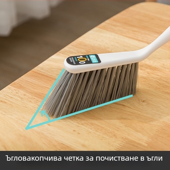 Пластмасов комплект за почистване: автомобилна четка за прах и инструмент за премахване на прах, четка за пролуки между легло, диван и клавиатура, десктоп метла и прахосъбирач