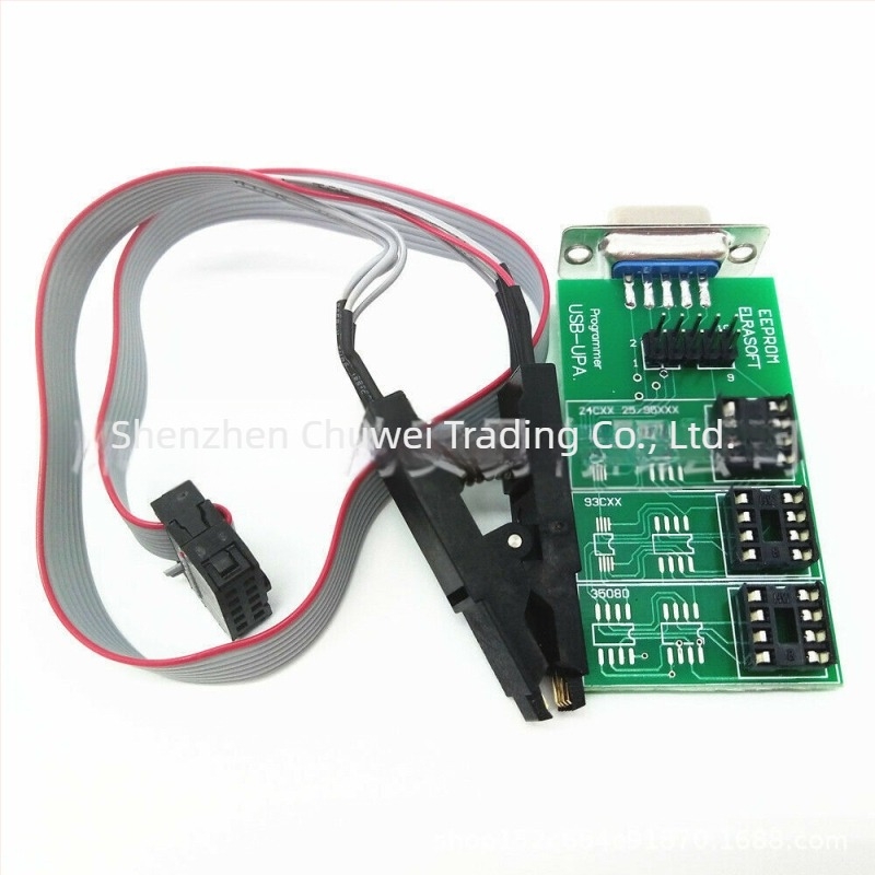 UPA EEPROM SOIC8/SOP8 клип адаптер за UPA-USB програмист - 5V, работна температура -20 до 50 °C, SOIC8/SOP8 клип, модел UPA-EEPROM