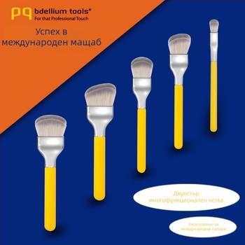 Двуостранна четка за фон дьо тон – не попива и не задържа пудра, модел BD, тип: четка за грим, срок на годност 3 години, подходяща за всички типове кожа