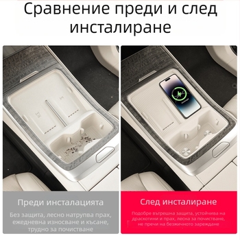 Силиконова подложка за безжично зареждане, централна конзола и държач за чаша, защита и декорация на автомобилния интериор; Материал: силикон; Произход: Гуандун; Персонализация: Няма