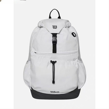 унисекс тенис раница за спорт на открито, канвас, извити презрамки, джоб за 14-инчов лаптоп