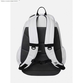 унисекс тенис раница за спорт на открито, канвас, извити презрамки, джоб за 14-инчов лаптоп