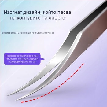 Професионален козметичен инструмент: клип за акне с клетъчна игла, неръждаема стомана, произход Yangjiang, Гуандон; 5 години срок на годност