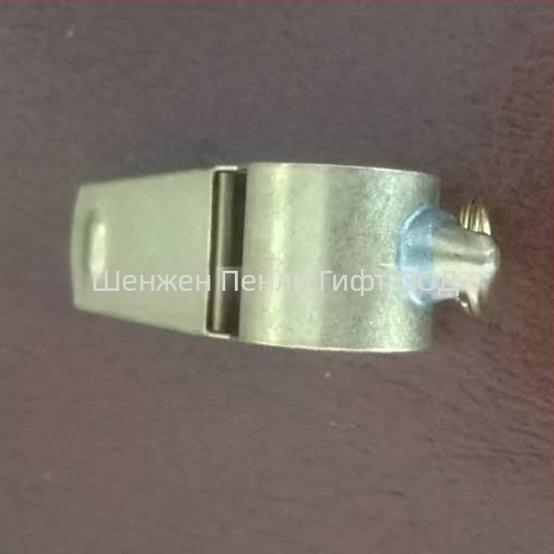 Свирка от мед, 6-образна форма, печат с лого, персонализируема; за рефер, треньор, регулиране на трафика, полиция и армия на открито