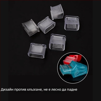 Hua Zai PVC свирка за устен протектор със силиконов предпазител за устните и ръкав за свирка