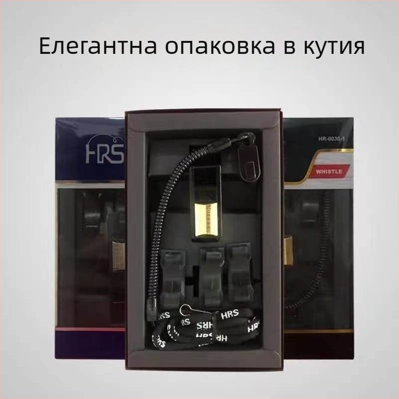 Съдийска свирка Sai Baolong, ABS корпус, печатано лого, възможност за персонализация, опаковка 100 бр.