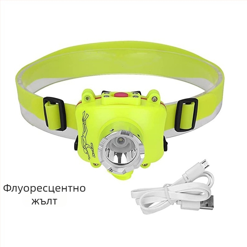 Подводна челна лампа за гмуркане, USB зареждаща се LED, ABS корпус, преносима