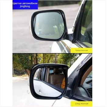 Дъждовна козирка за огледало за обратно виждане Toyota Land Cruiser LC200 (Prado) – акрил, марка Chuangyi