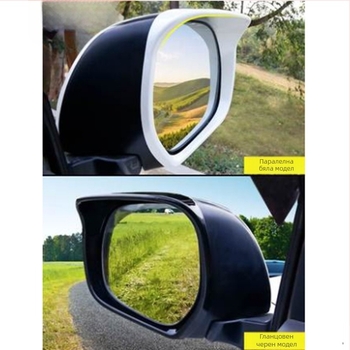 Дъждовна козирка за огледало за обратно виждане Toyota Land Cruiser LC200 (Prado) – акрил, марка Chuangyi