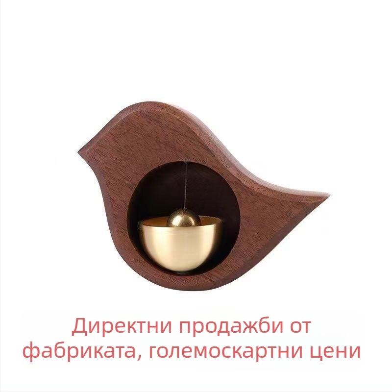 Висящ звънец за врата с вакуумен монтаж — модерен минималистичен дизайн, декоративна подвеска за входа