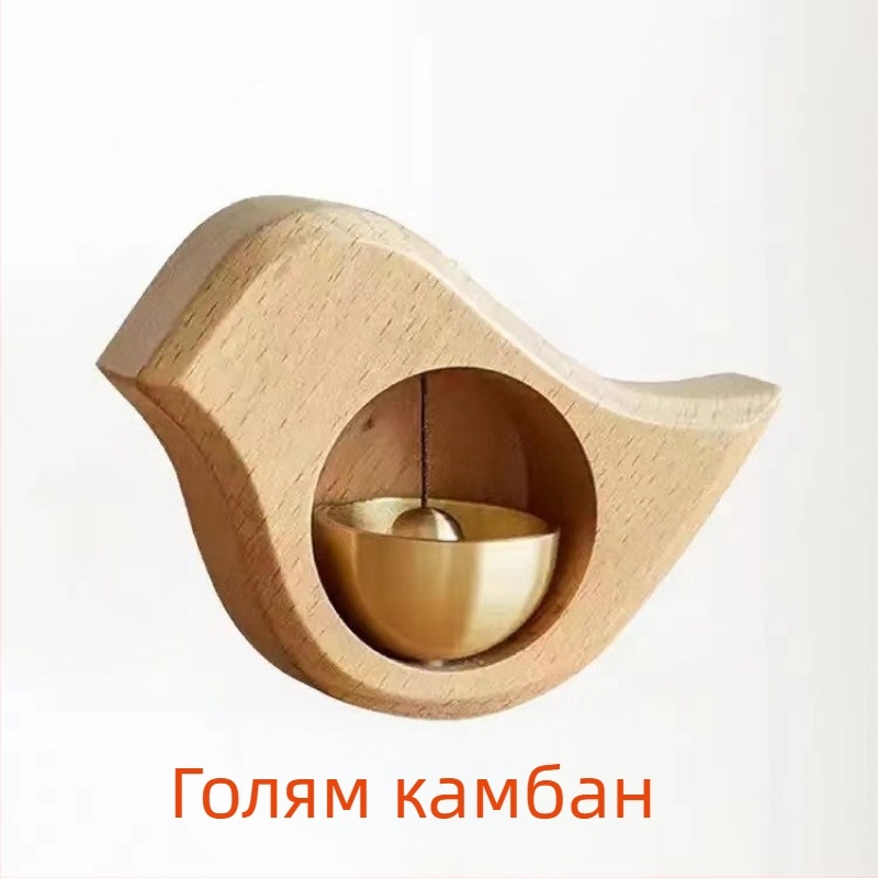 Висящ звънец за врата с вакуумен монтаж — модерен минималистичен дизайн, декоративна подвеска за входа