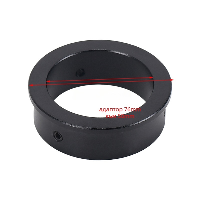 Микроскопска камера за обектив, единичен тръбен държач с пръстени за конвертиране на апертура 76→50→40→28; модел 50, окулярно увеличение 10x, увеличение на обектив 117263733, тегло 80, съвместим с държател x10a