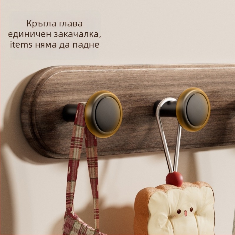 Закачалка за врата с вакуумна чашка – без пробиване, тежък товар, ABS материал, за врати и прозорци, вход/спалня, съхранение на дрехи и шапки, Dimitro