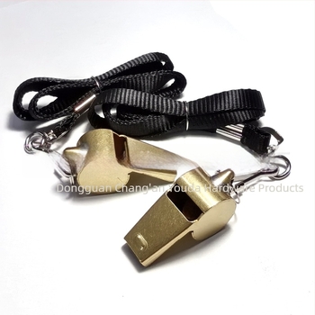 Медна свирка HT0181, с печат на лого по поръчка и обработка по поръчка