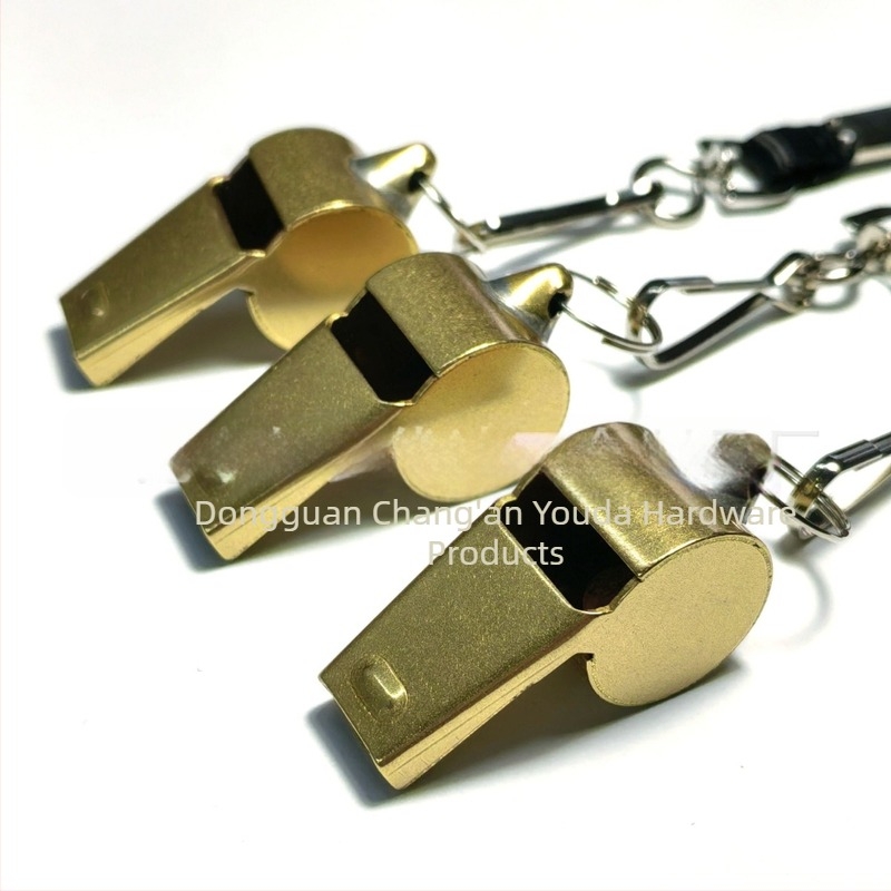 Медна свирка HT0181, с печат на лого по поръчка и обработка по поръчка