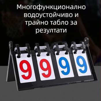 ABS табло за резултати, комплект 22 бр., за табло за резултати и смени/тактическа дъска, за различни спортове