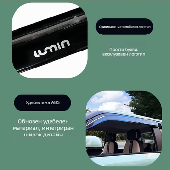 Дъждовен щит за прозореца на автомобил – алуминиева сплав + диамант, съвместим с Changan Lumin