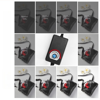 Малка фотостудия със сгъваема LED светлинна кутия, метална рамка и отражателна тъкан, екран 80×80 см, 5600K, вход 100–240V.