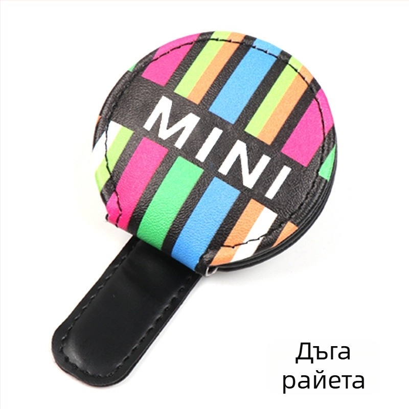 Клип за очила за автомобилен слънцезащитен визьор, PU кожа, съвместим с BMW Mini