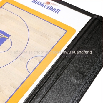 PU кожена сгъваема тактическа дъска за футбол и баскетбол с магнитни панели