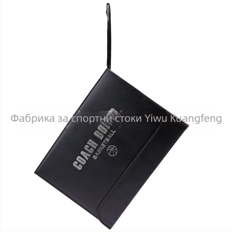 PU кожена сгъваема тактическа дъска за футбол и баскетбол с магнитни панели