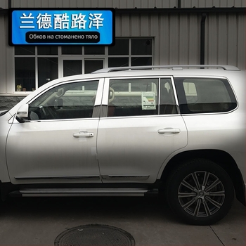 Странични лайстни за прозорци Toyota Prado/Land Cruiser (2004–2020) – декоративни стикери за каросерията