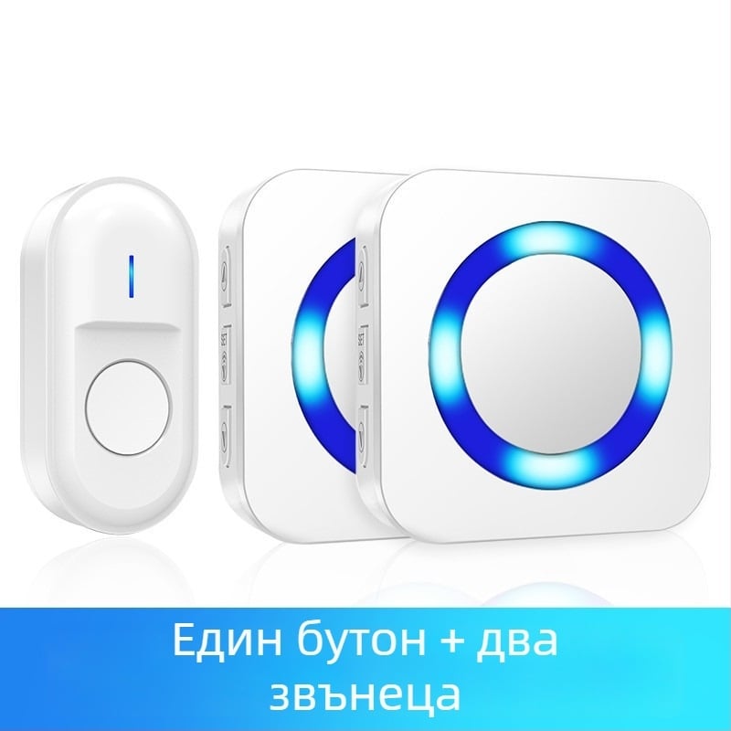 Сензорен домашен звънец, презареждащ се, 55 мелодии, за домашна употреба