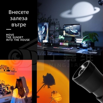 Ning Jiawei ZY-10 Попълваща светлина за фотография, 10W, регулируема, вертикален монтаж, за лайв стрийминг и портретна фотография