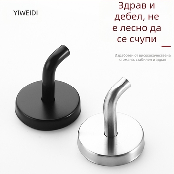 Закачалка за палта за преграда в обществена тоалетна, 304 неръждаема стомана, модел 304, повърхност: телена рисунка, модерен минимализъм